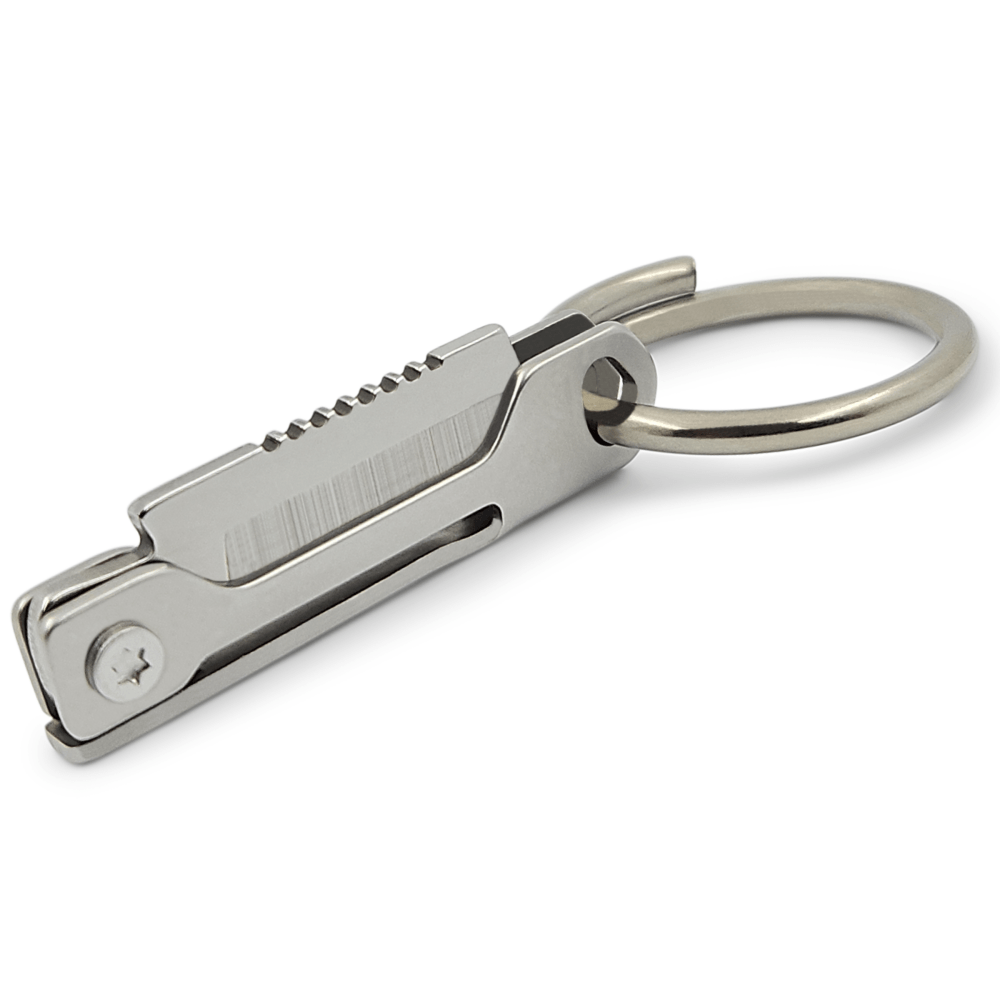 Keychain Box Opener -Stainless Steel- Tiny Package Cutter Tool
