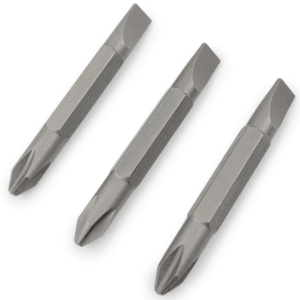 1 4 Hex Screwdriver Bit Set - Phillips & Flat Head (3-Pack) (2 Inches)